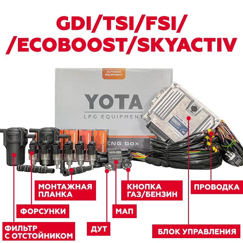 Комплекты YOTA DIRECT + со скоростными форсунками